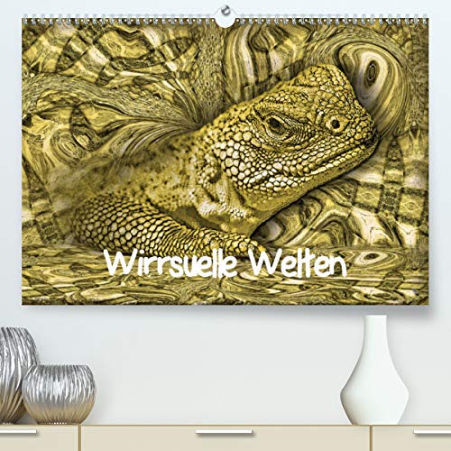 Preisvergleich Produktbild Wirrsuelle Welten (Premium, hochwertiger DIN A2 Wandkalender 2021, Kunstdruck in Hochglanz)