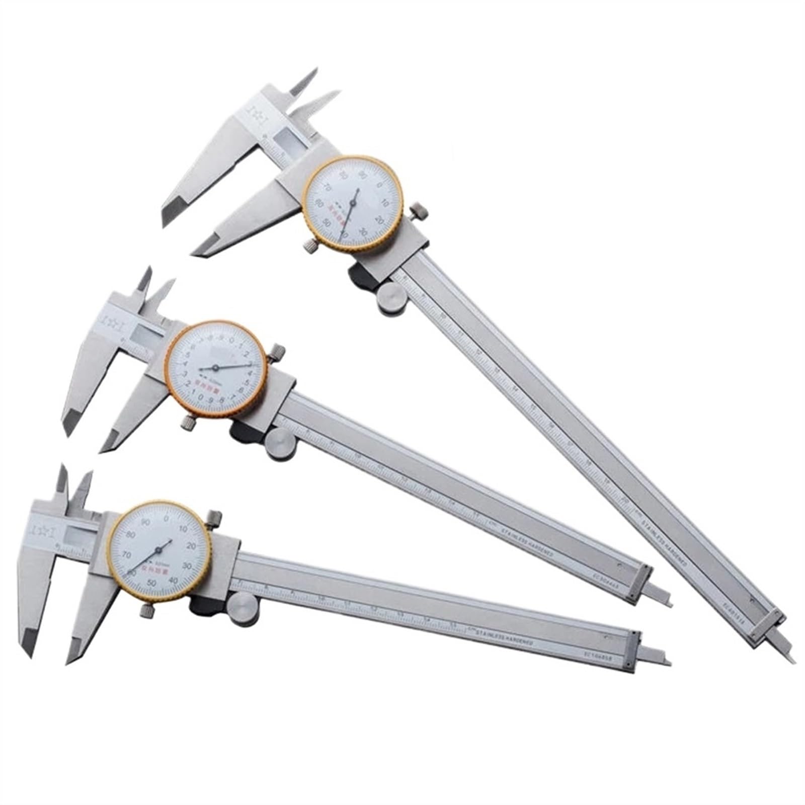 Calibradores De Esfera Metálica A Prueba De Golpes De Alta Resolución De 0,01mm/0,02mm, Calibrador Vernier De Diámetro De Profundidad De Acero Inoxidable (Size : 150mm 0.02mm)