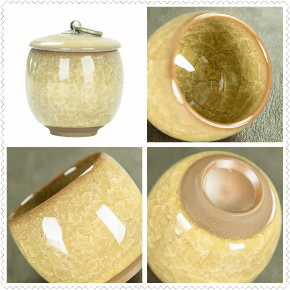 Handicrafted Ceramics Mini Souvenir Urns, Cremation Urns Ceramics Memorial Ashes Urn - Image 4