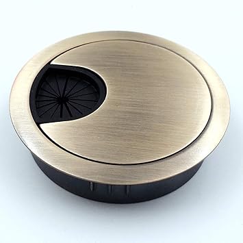 2-Pack Desk Grommet for Wire Organizer - Bronze, Fits 2