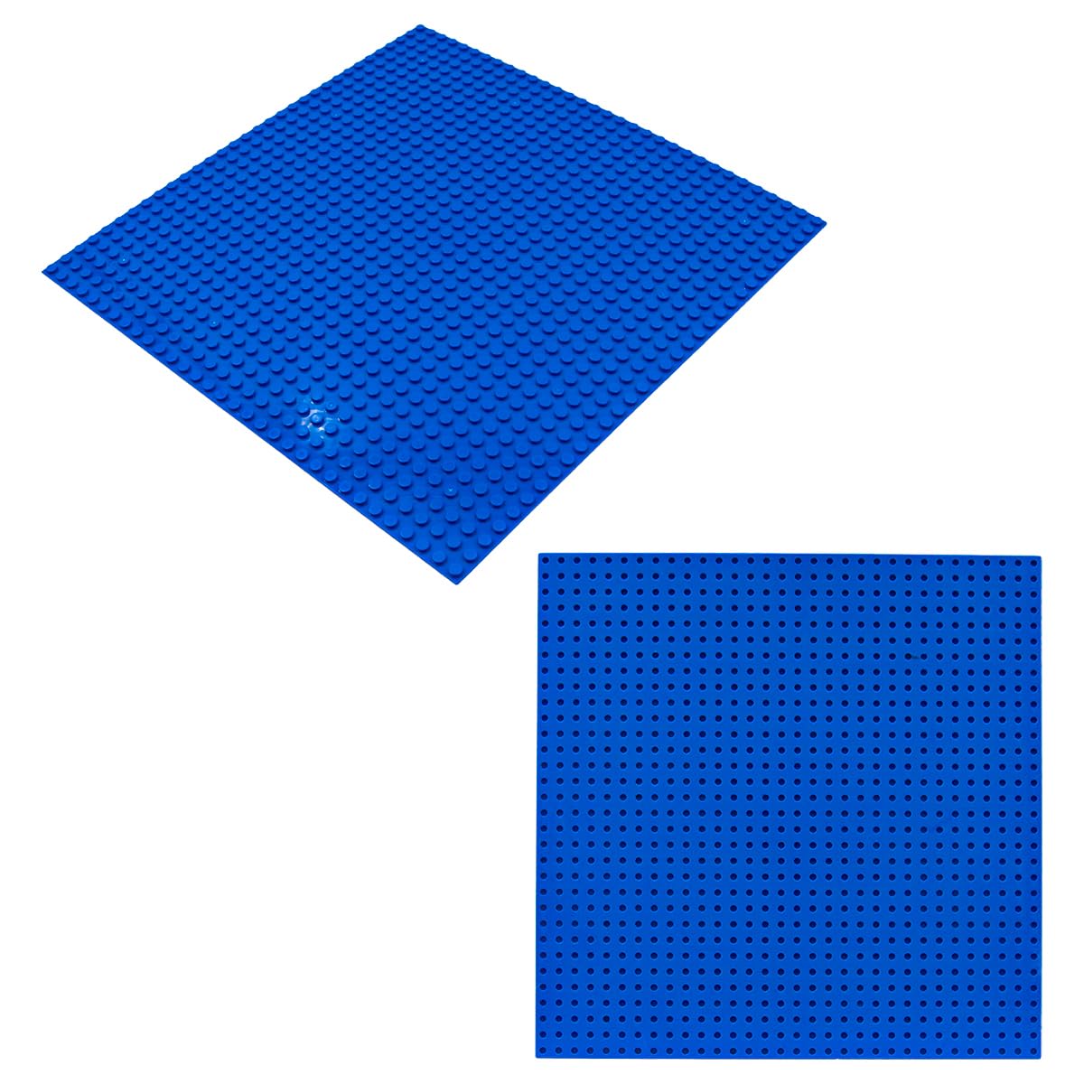 Tiardey Pack of 4 Building Plates for Building Blocks Premium Building Plates Compatible with Most Brands(25.5 x 25.5 cm) Green+Blue - Image 2