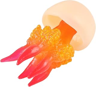 Realistic Jellyfish Figurine Models Hand Painted Marine Life Jellyfish Figure Sea Ocean Animal Creature Theme Party Toy for Kids Cake Decor