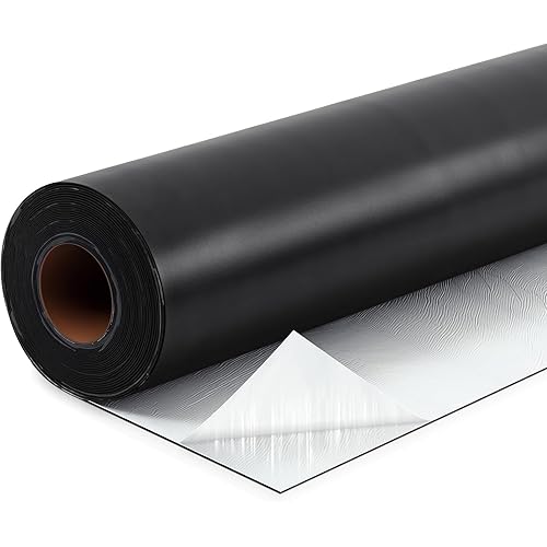 47 Mil Epdm Rubber Roofing Membrane 39in x 10 ft, Self-Adhesive Waterproof Underlayment Material, Reinforced Flatroof Sheet, Easy Installation, Long Lasting, Ice and Water Sheet