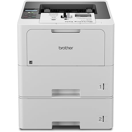 Brother HL-L6210DWT: Premier Dual-Tray Notary Printer