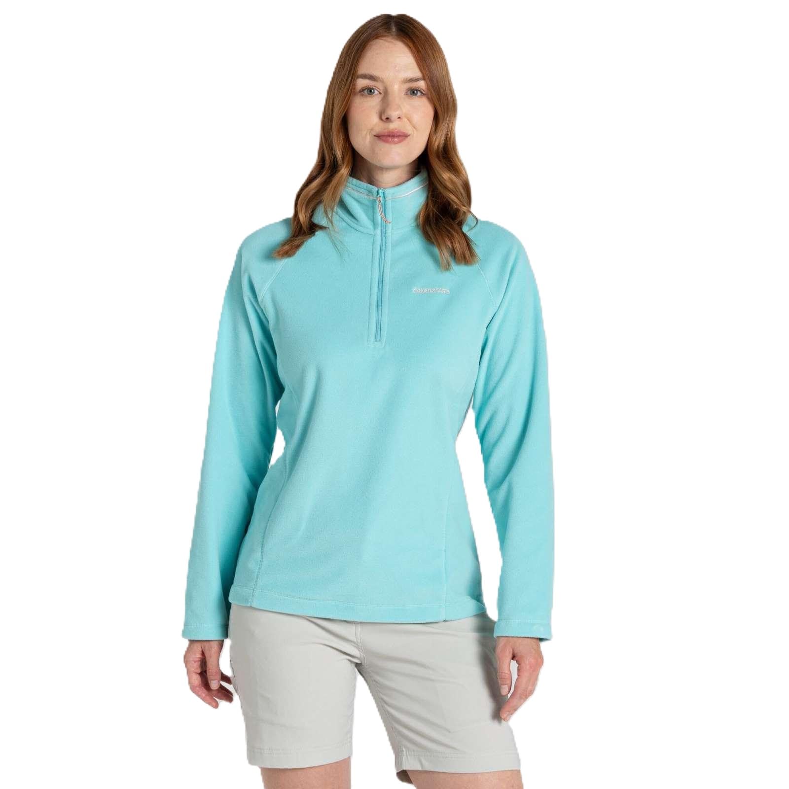 Craghoppers Women's Miska VI Half Zip Fleece, Lightweight & Insulating - Perfect for Outdoors, Walking, Hiking & Camping