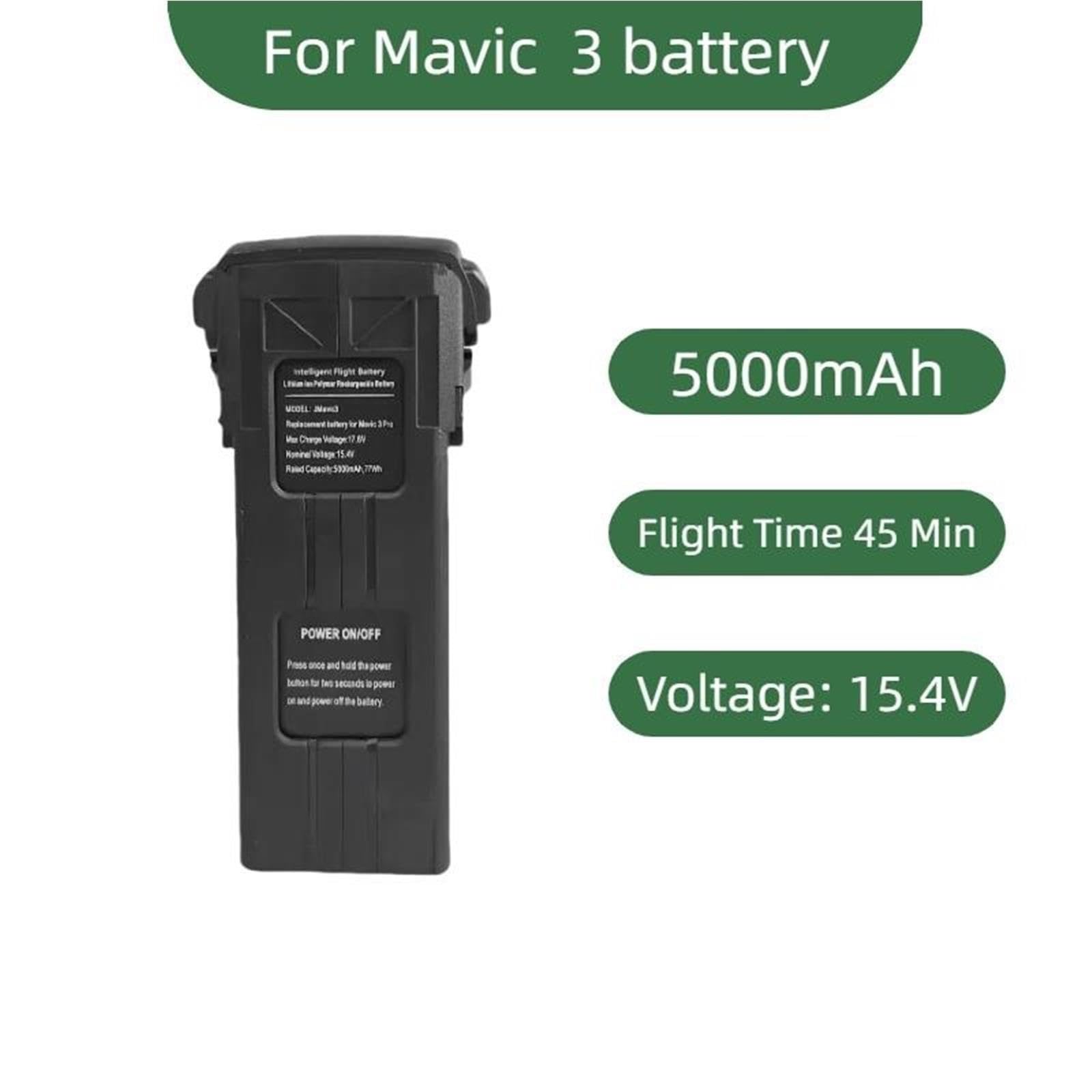Compatibile con DJI Batteria Di Volo Intelligente 5000mAh 15.4V, 1PC