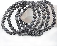 Vista 74 de MASSIVE BEADS Pulsera elástica de yoga hecha a mano con piedra natural, cristal curativo, energía, regalos para adultos unisex de 0.157 in, 0.236