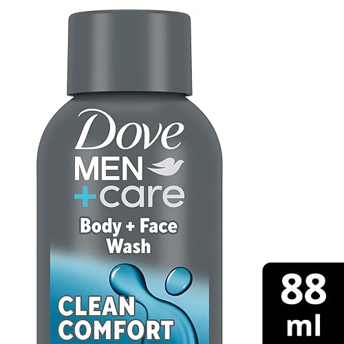 Miniatura 3 de Dove Men+ Care Body + Face Wash, Clean Comfort paquete de 6 – Fórmula de gel de ducha hidratante para una piel sana y suave, 3 onzas Ea