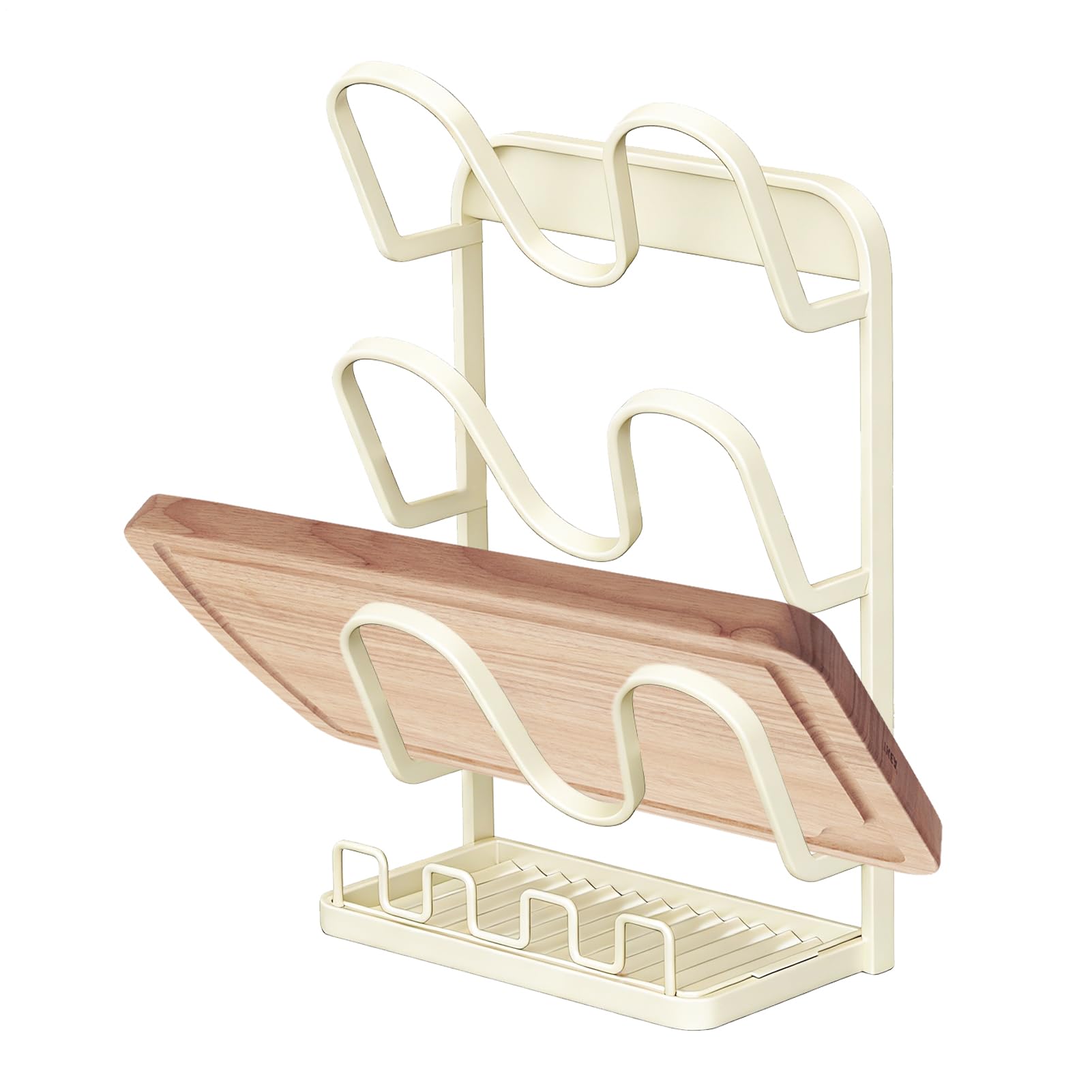 Porta Coperchi da Pentole Supporto a Più Livelli | Organizzatore Coperchi Pentole Padelle Per Taglieri Utensili Cucina Casa Armadio Piano Lavoro Dispensa Appartamento
