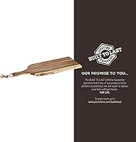 Vista 9 de PICNIC TIME Disney Princess Cenicienta Artisan - Tabla de embutidos de acacia de 24 pulgadas con borde de madera cruda, tabla de queso, plato