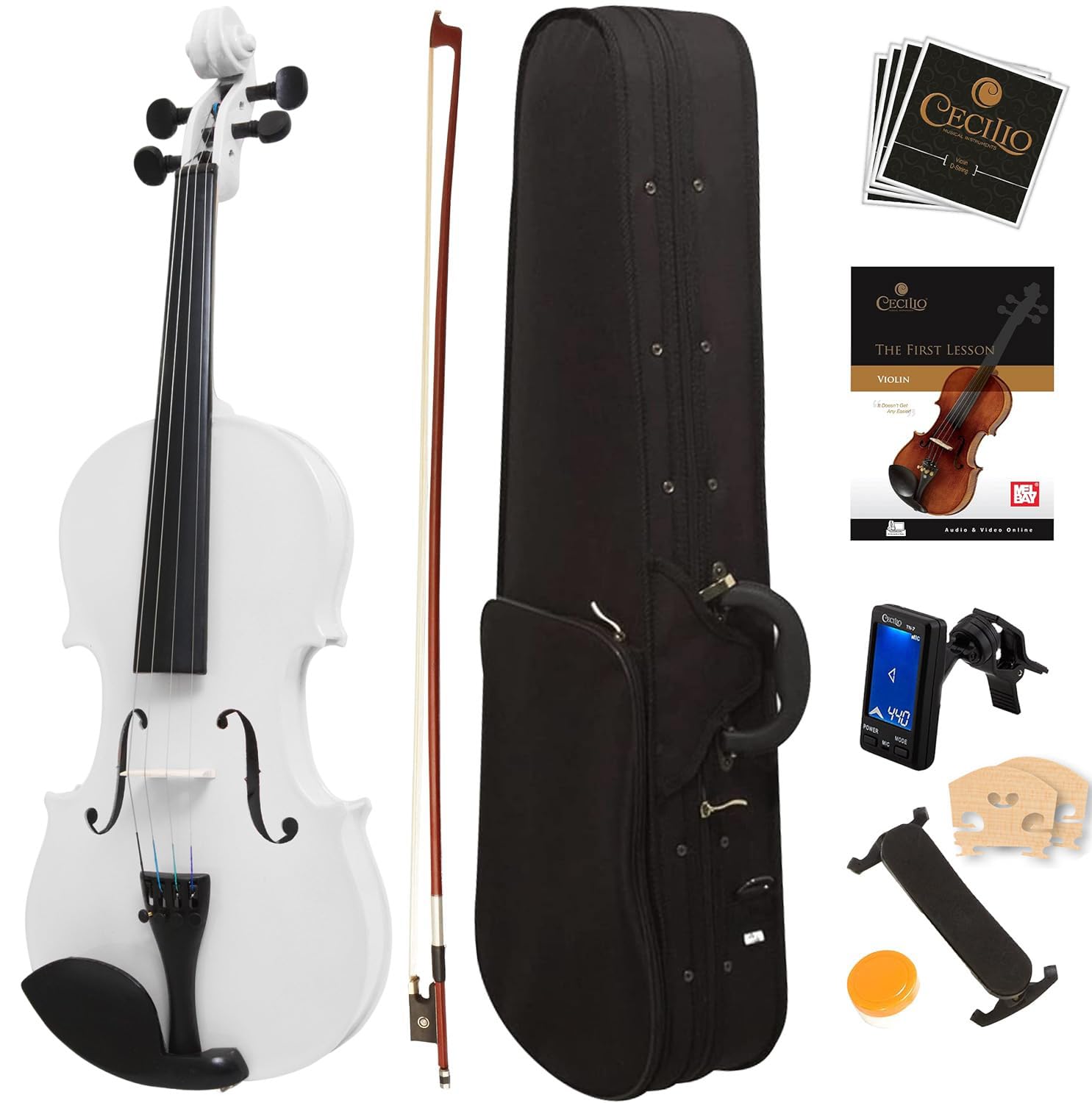 Amazon.com: Mendini By Cecilio Violin 4/4 Full Size For Beginners