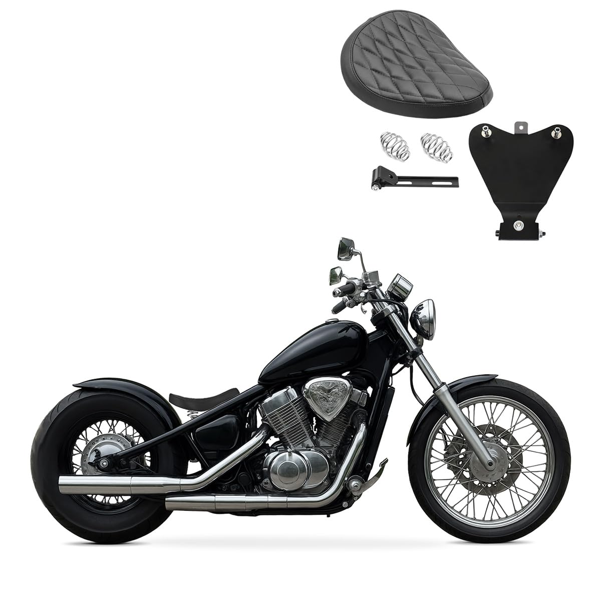 Porte paquets arriere HONDA VT C 125 1999-2007 SHADOW