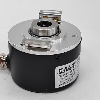 60mm Outer Diameter 10mm Aperture Hollow Shaft Rotary Encoder 5VDC line Drive Output Line Driver Output 1024 P/R