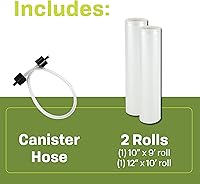 Vista 9 de Envasadora de alimentos al vacío Nesco VS-01 - De color blanco, Plateado