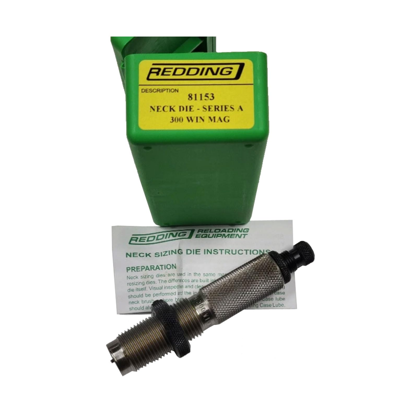 Amazon.com : Redding 300 Winchester Magnum Neck Sizing Die (81153