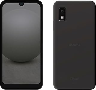 docomo版 SIMフリー AQUOS wish3 SH-53D キャリアシムフリー スマートフォン本体 (ブラック) 【au/Softbank/楽天/UQ/Y!Mobile等でも利用可能 ※APN設定が必須です】