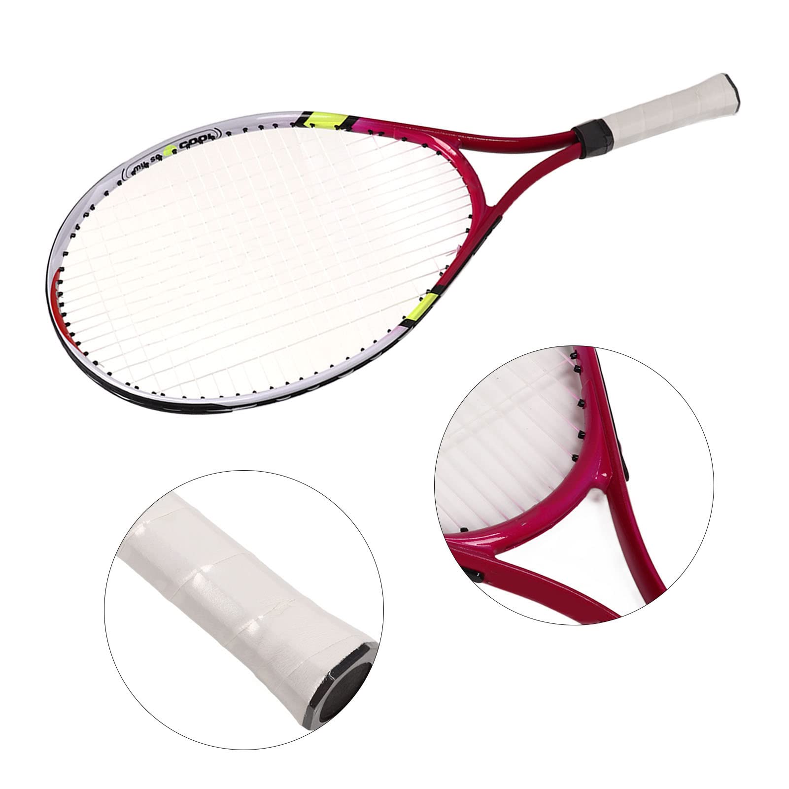 Topyond 23" Racchetta da Tennis in Alluminio Racchetta da Tennis per con Borsa, Junior Racquet con Borsa, Racchetta Tennis Bambino, Racchette da Tennis Professionali Gioventù Unisex