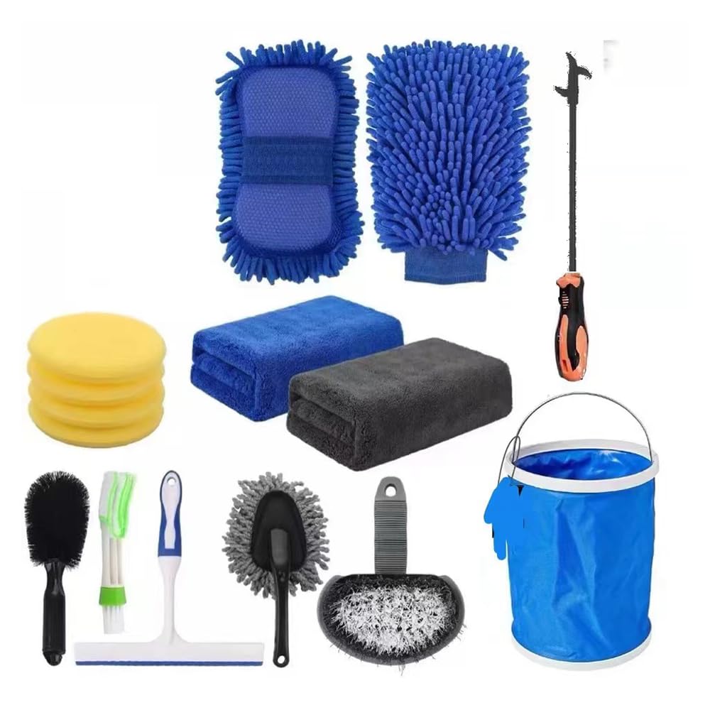 Lavage voiture impeccable pour Mitsubishi RALLIART grâce au kit complet 15 outils