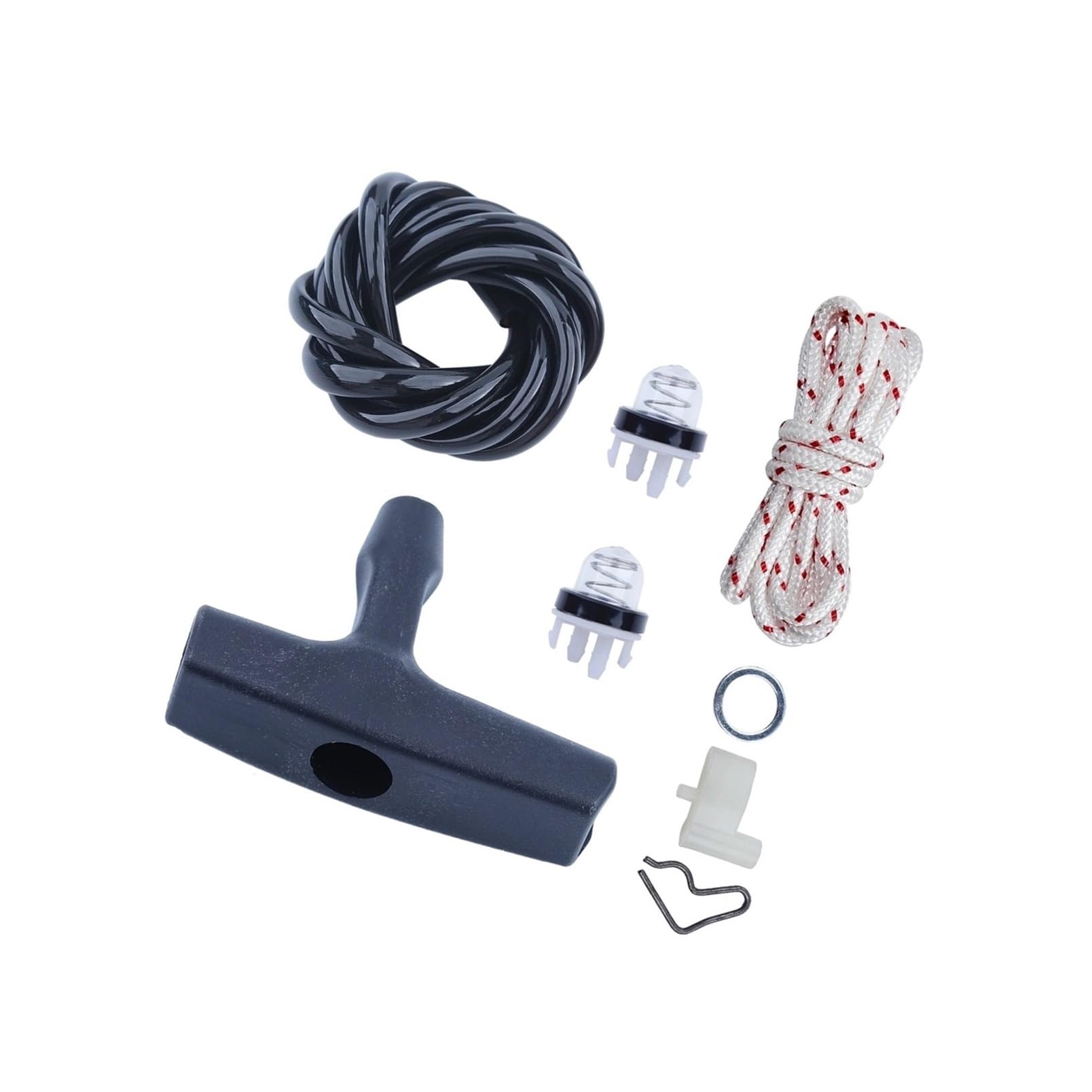 Kit de trinquete de Agarre de Mango de Arranque de Retroceso Apto for Piezas de Repuesto de Manguera de Combustible de Bombilla de imprimación Ts410 Ts420 Accesorios