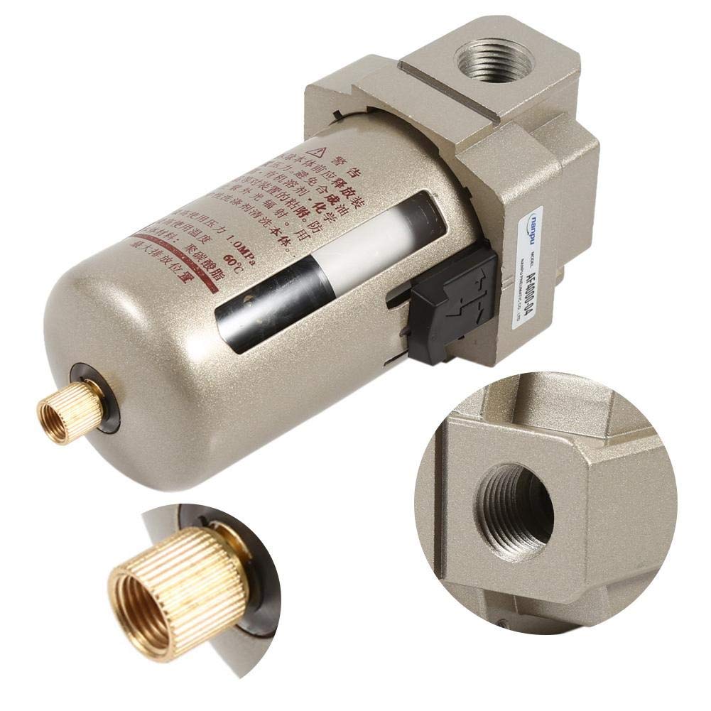 Filtro Aria Compressa, Separatore di acqua ad aria compressa, 1 pezzo durevole 1/2 '' filtro dell'aria compressore trappola per umidità acqua separatore accessori regolatore