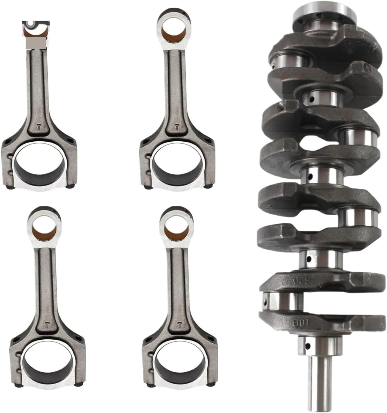 1set G4KH G4KF 2.0T Engine Crankshaft & Connecting Rods 231112G400 Compatible with Hyundai Sonata Compatible with KIA Optima Car Accessories Parts Replacement