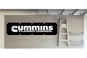 Daoops Turbo Diesel: Black 2ft x 8ft Flag Banner