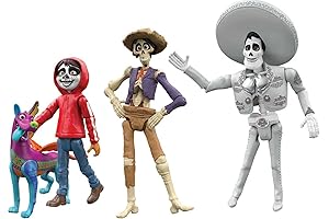 Disney Pixar Coco Storyteller Action Figure Multi-Pack: Miguel, Hector, Ernesto, and Dante