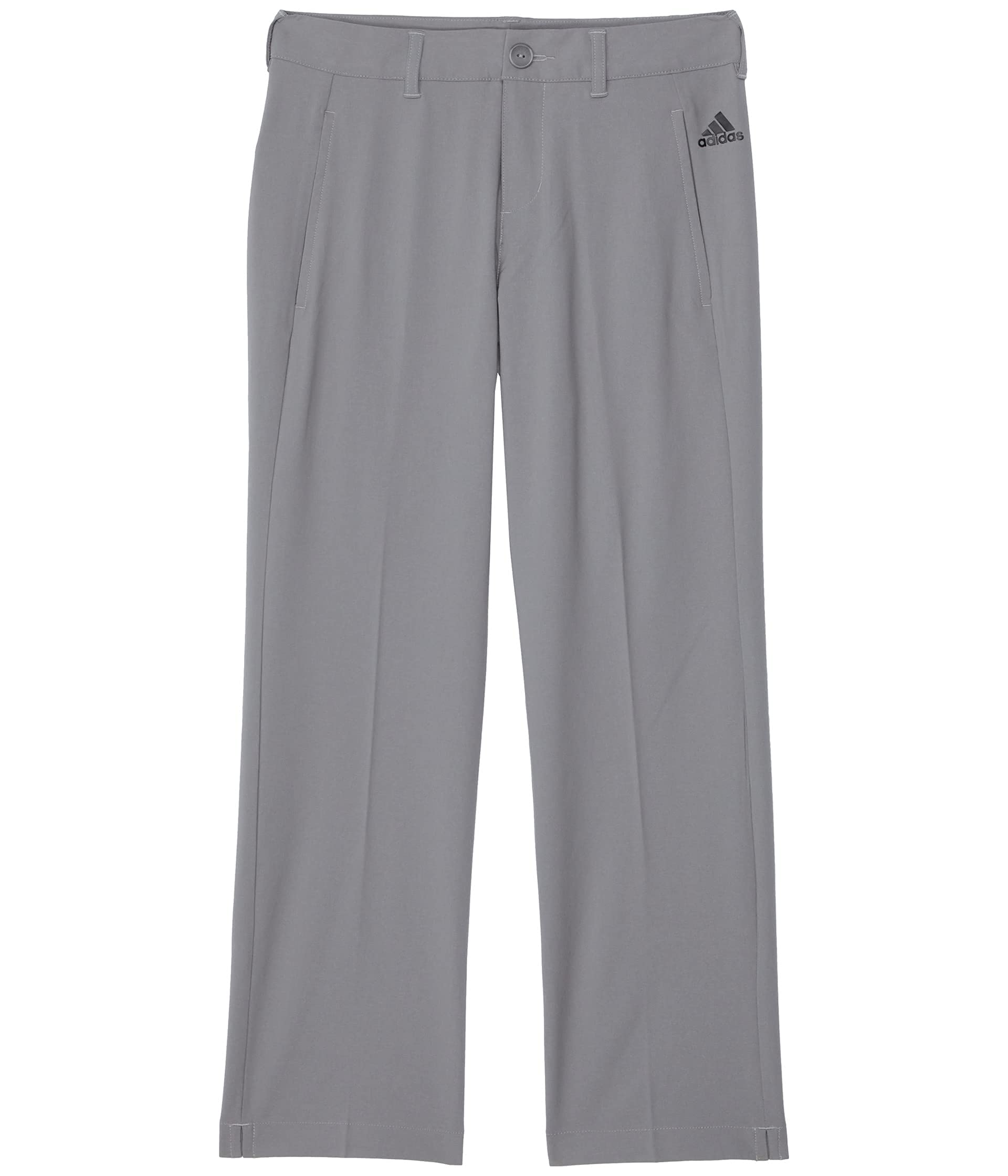 adidas Boy's Solid Golf Pants (Little Kids/Big Kids) Grey Three XL (16 Big Kids)