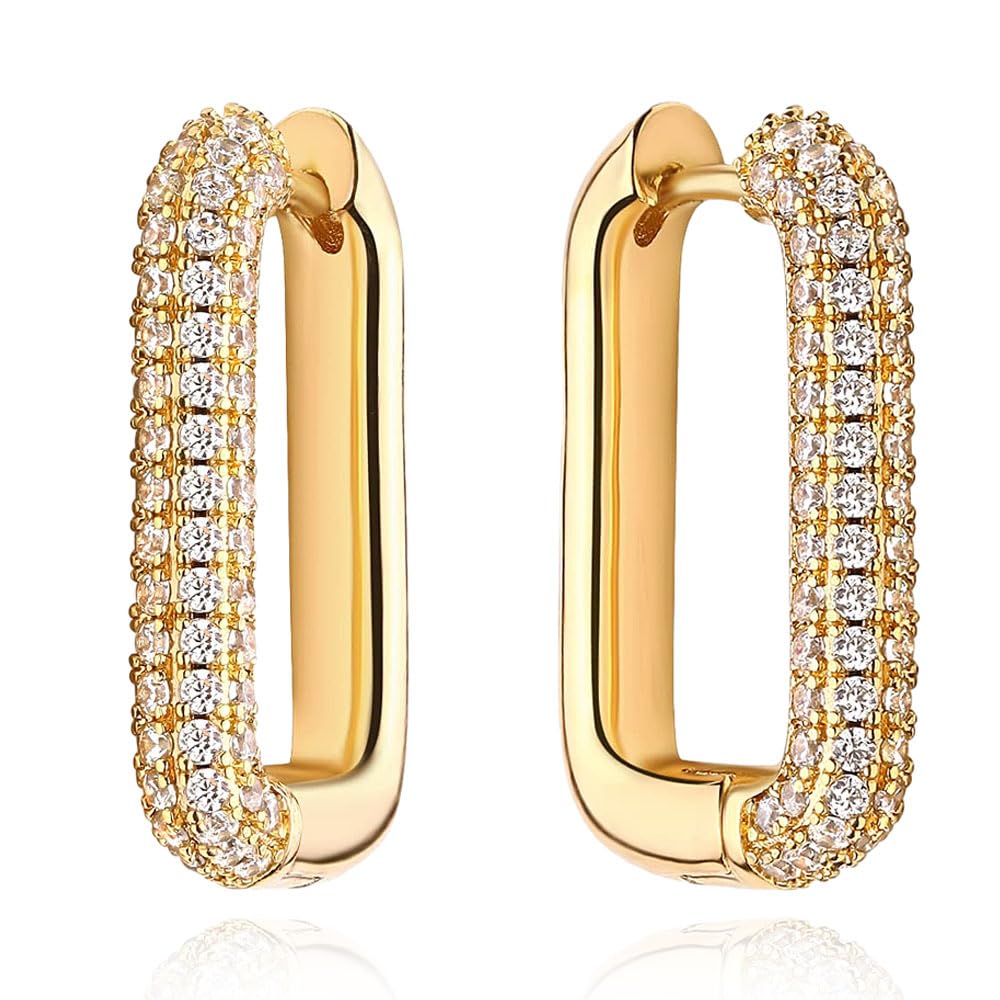 HOLYMAGICGold Earrings for Women, 14K Gold Filled, Graceful Handmade Hypoallergenic Everyday Jewelry, Gift For lover