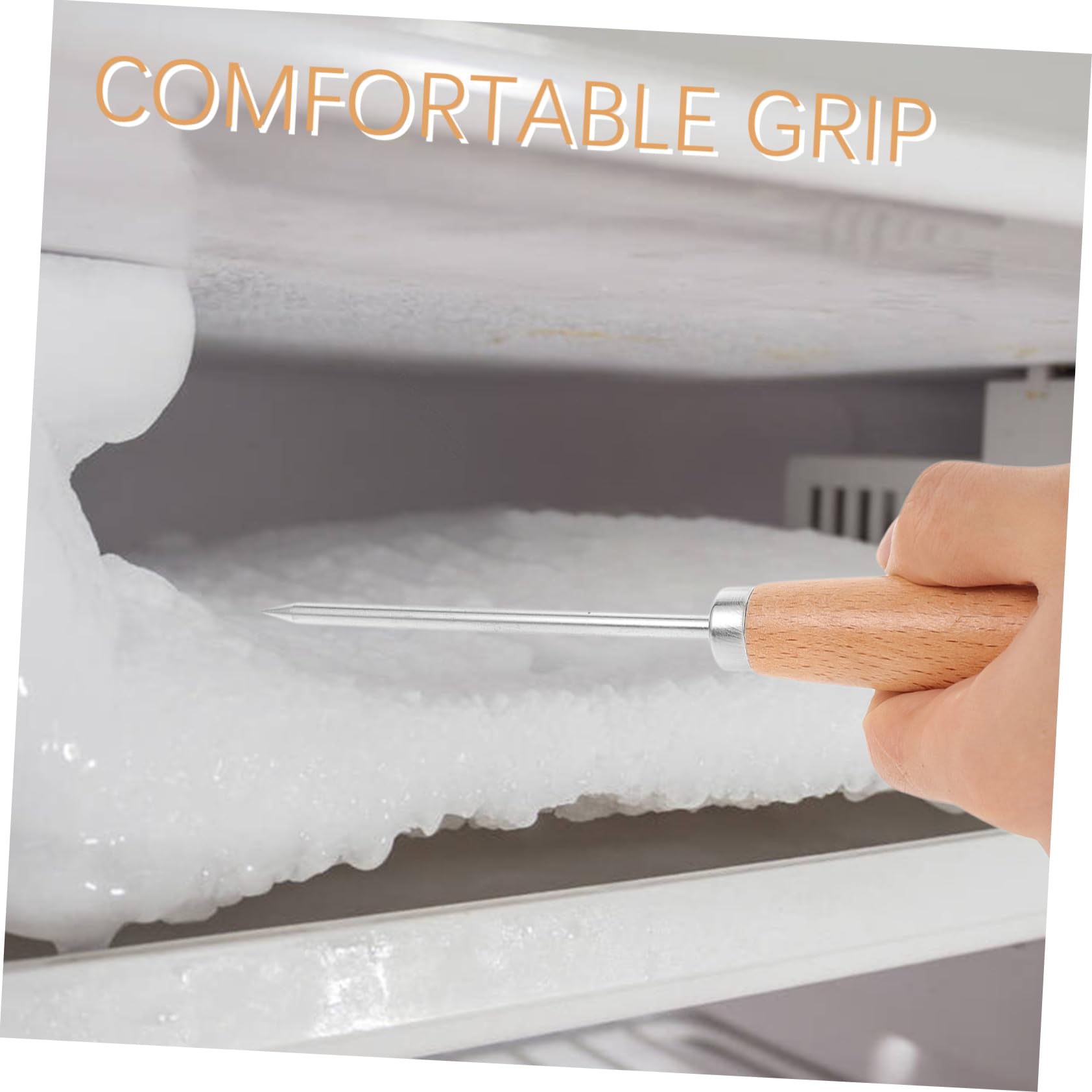 UTHCLO Ice Bar Tool Wood Handle Ice Chippers Ice Breaker for Bartending Easy to Use Safe Random Style