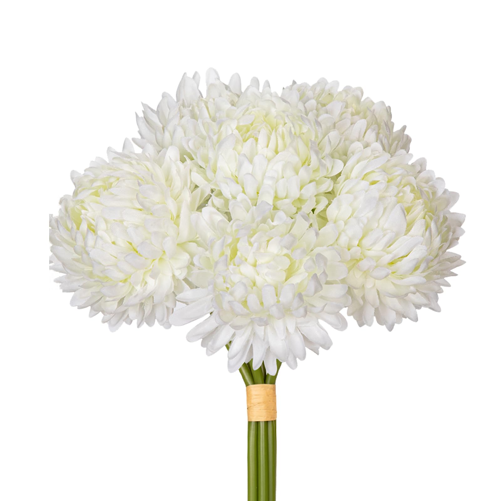 Bouquet de chrysanthème en soie haut de gamme pour arrangement floral de prestige