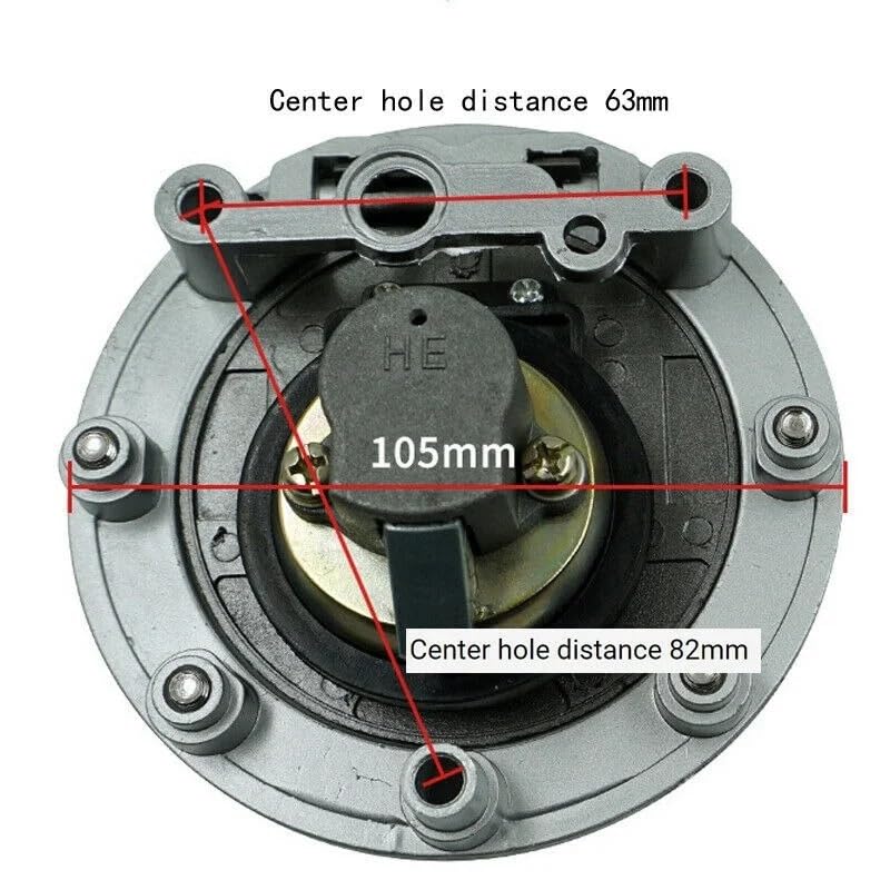 Bouchon de réservoir de carburant moto robuste avec double de clés