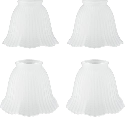 Aspen Creative 23165-4 - Ventilador de techo de transición esmerilado con cuentas de repuesto, 2-14 pulgadas de ajuste, 4-34 pulgadas de diámetro x