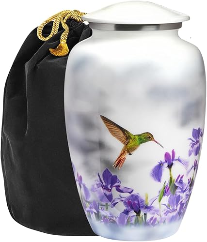 Miniatura 13 de Trupoint Memorials Urnas para cenizas humanas adultas para mujeres y hombres, urna decorativa de entierro, urnas de cremación fúnebre para mujeres