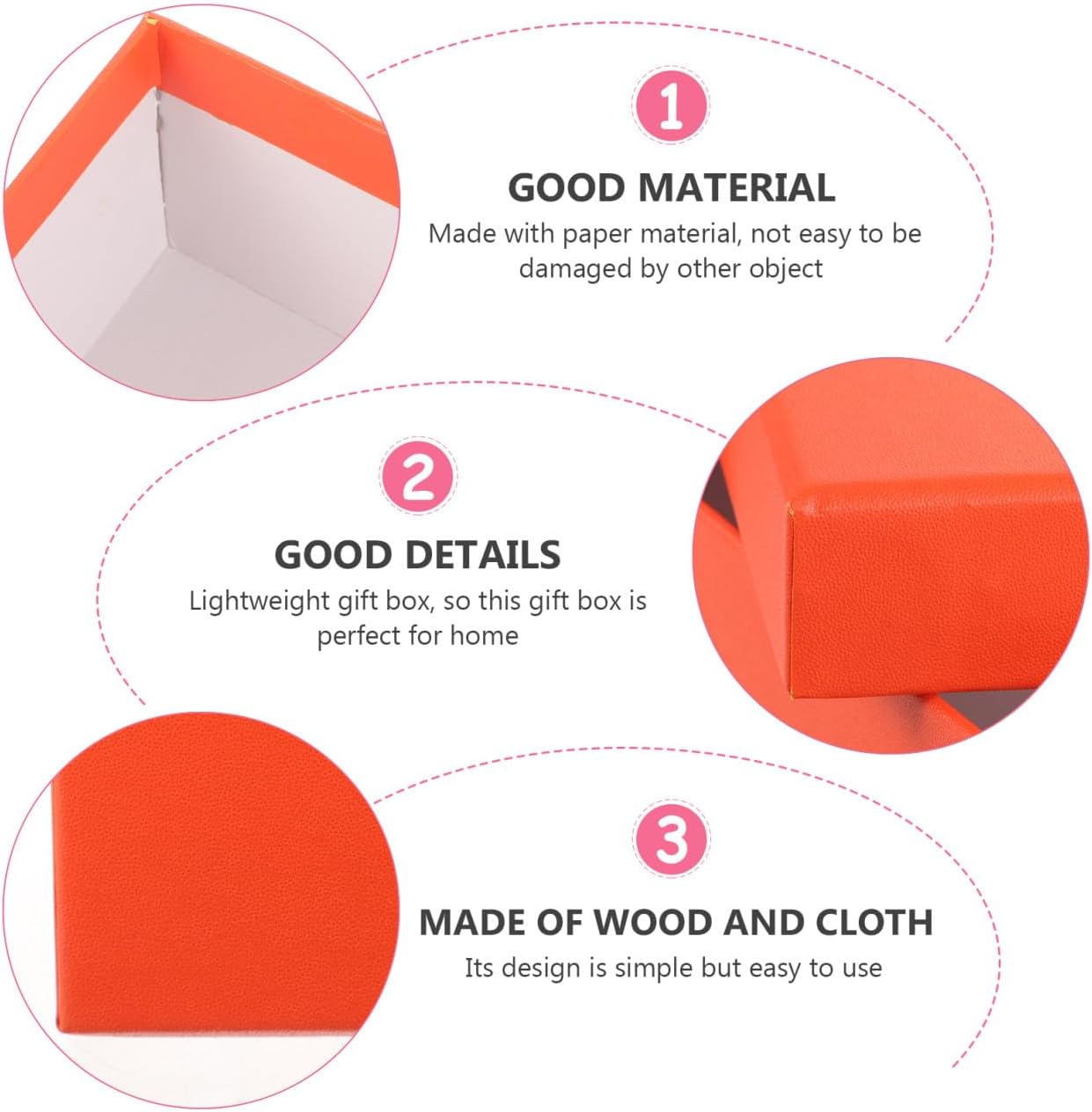Alipis 2pcs Box Flatten Box Storage Paper for Presents Small Large Decorations for Present Wrapping Favor
