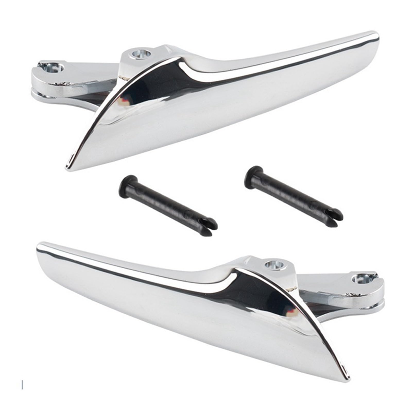 ASDDLLNN Door Grab Pull Handle Inner for Vauxhall for Opel for Insignia 2009-2015 Chrome A Pair Car Inner Door Handle Bezel Cover