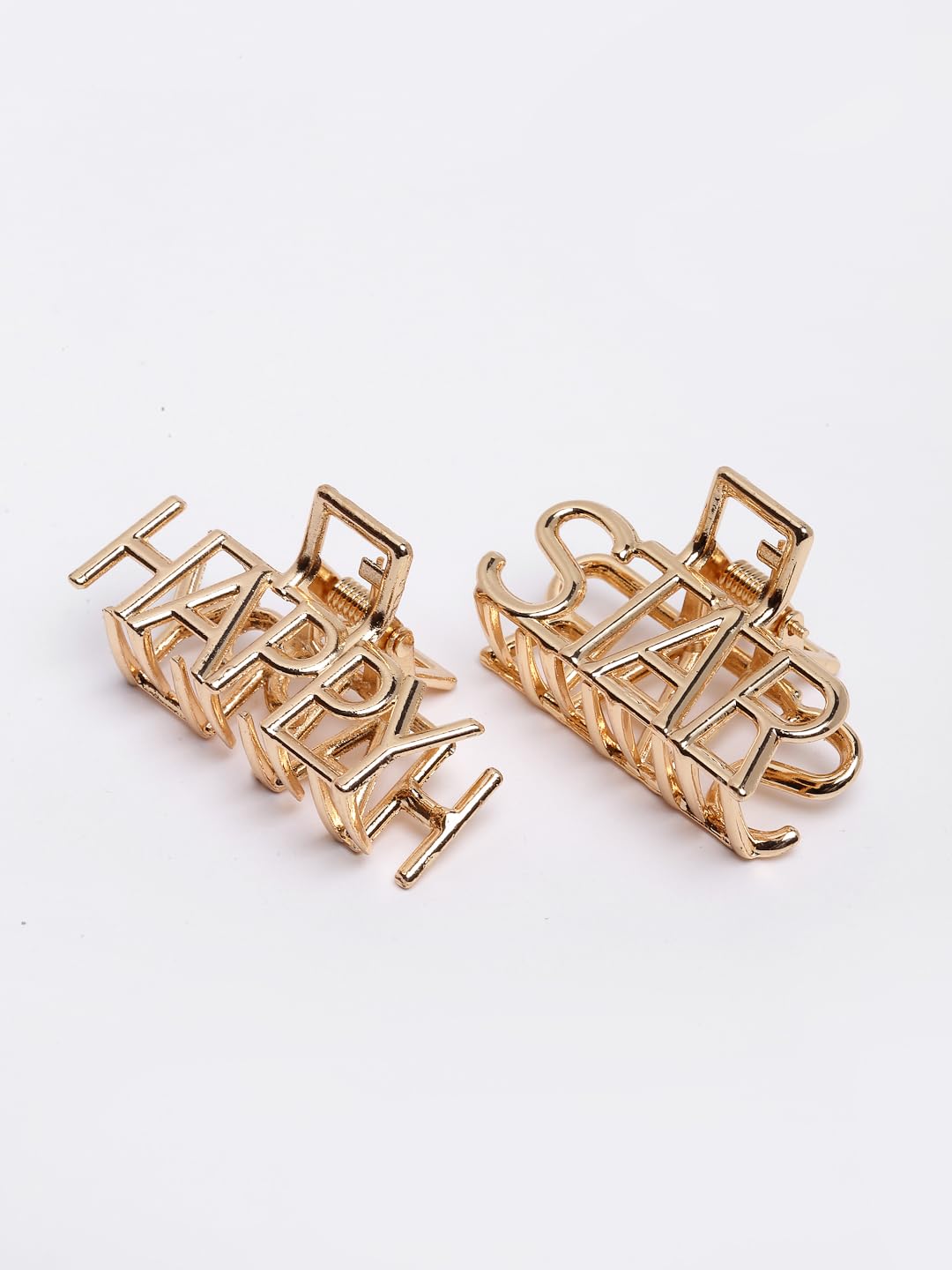 Gold-Plated Set of 2 Claw Clip