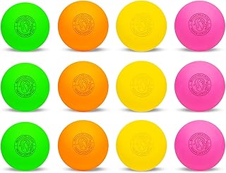 Signature Lacrosse Ball Set - Packs of 2, 4, 8, 12, and 120 - No Chemical Smell Massage Balls, Myofascial Release Tools, B...