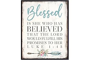 Christian Gifts for Women: Blessed Is She Wall Décor