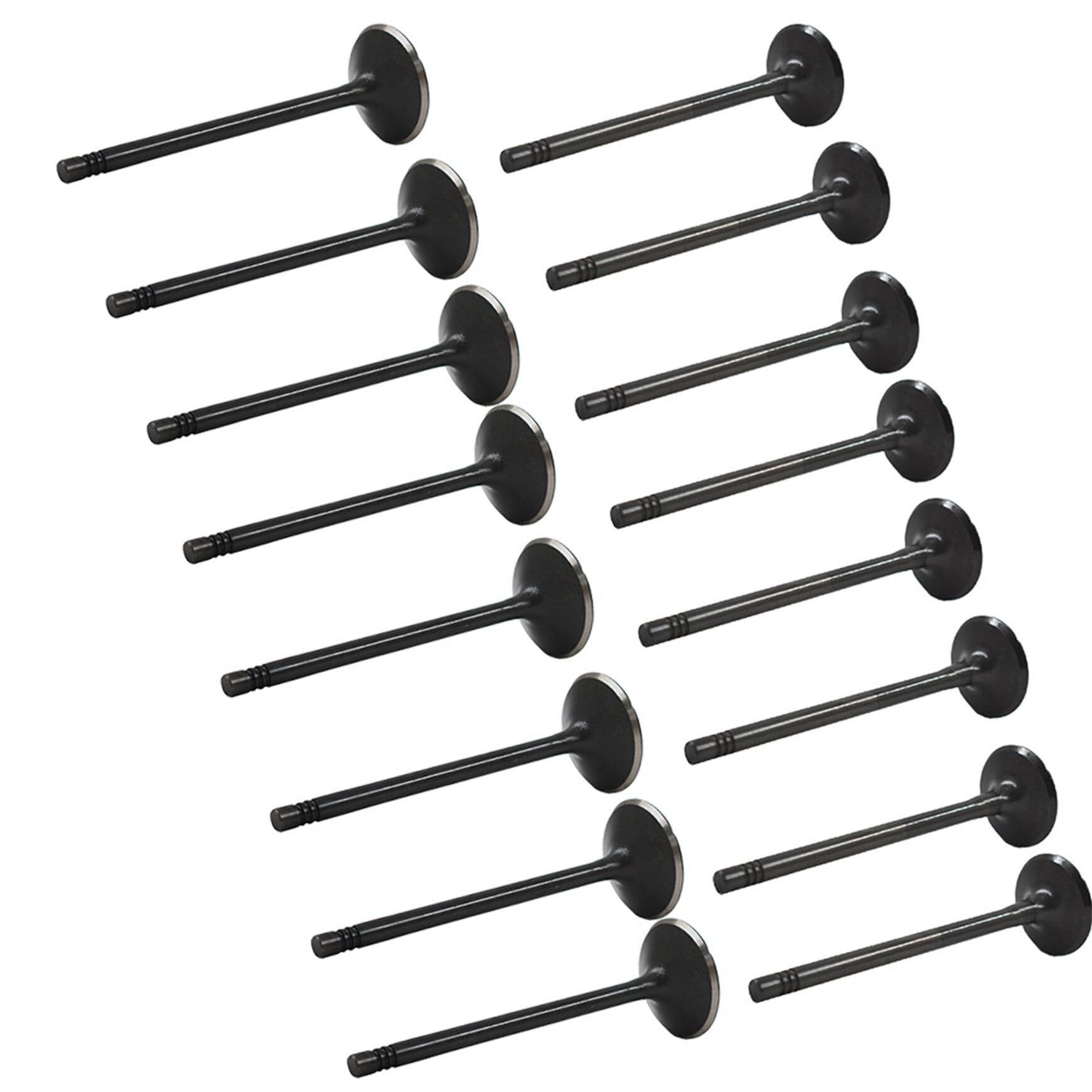 Silscvtt 16 x Intake Air-out Engine Valves Replacement for GM 2.0L 2.2L 2.4L Ecotec DOHC