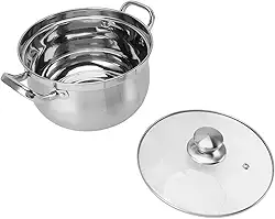 Panela De Sopa De AçO InoxidáVel De 3 Quartos,Panelas Resistentes De Qualidade Alimentar,Panela De Caldo,Panela De Guisado, Panela Para Fazer Sopa, Ferver E Cozinhar Outros Pratos