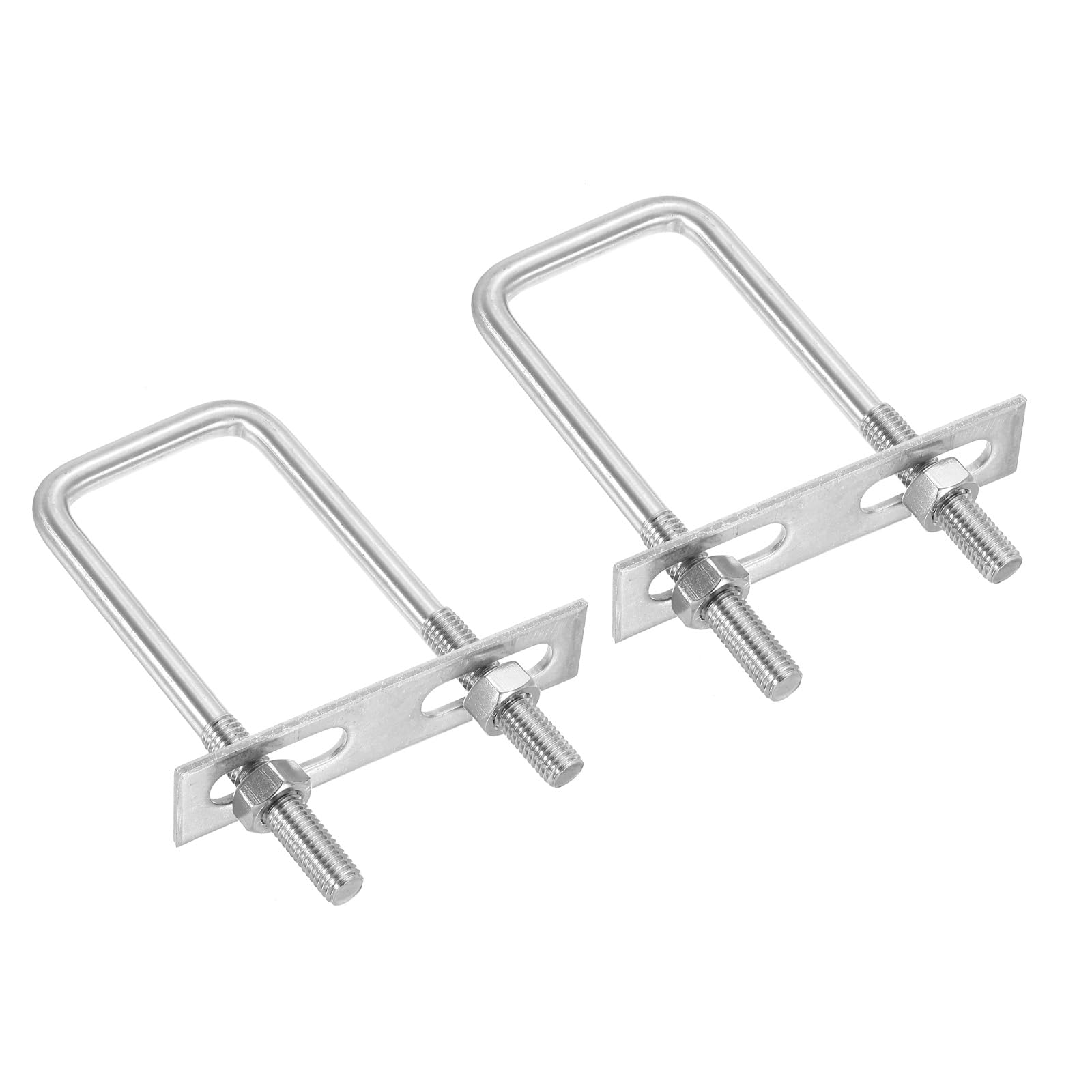 PATIKIL M10x50x120mm Square U-Bolts Kit