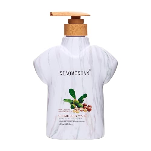 Xiaomoxuan Gel de baño para mujer, crema hidratante para piel seca, aceite de nuez de macadamia, gel de baño para mujeres, huele bien, tratamiento