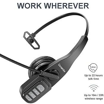Amazon.com: Conambo Trucker Bluetooth Headset 5.0 with