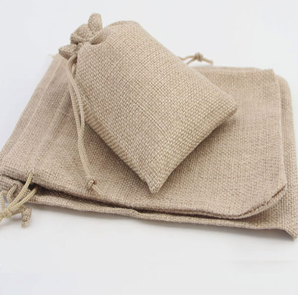 30 Sacchetti Di Iuta Con Corda - Bustine Lino Con Etichette Per Bomboniere, Matrimoni E Regali - Foto 10
