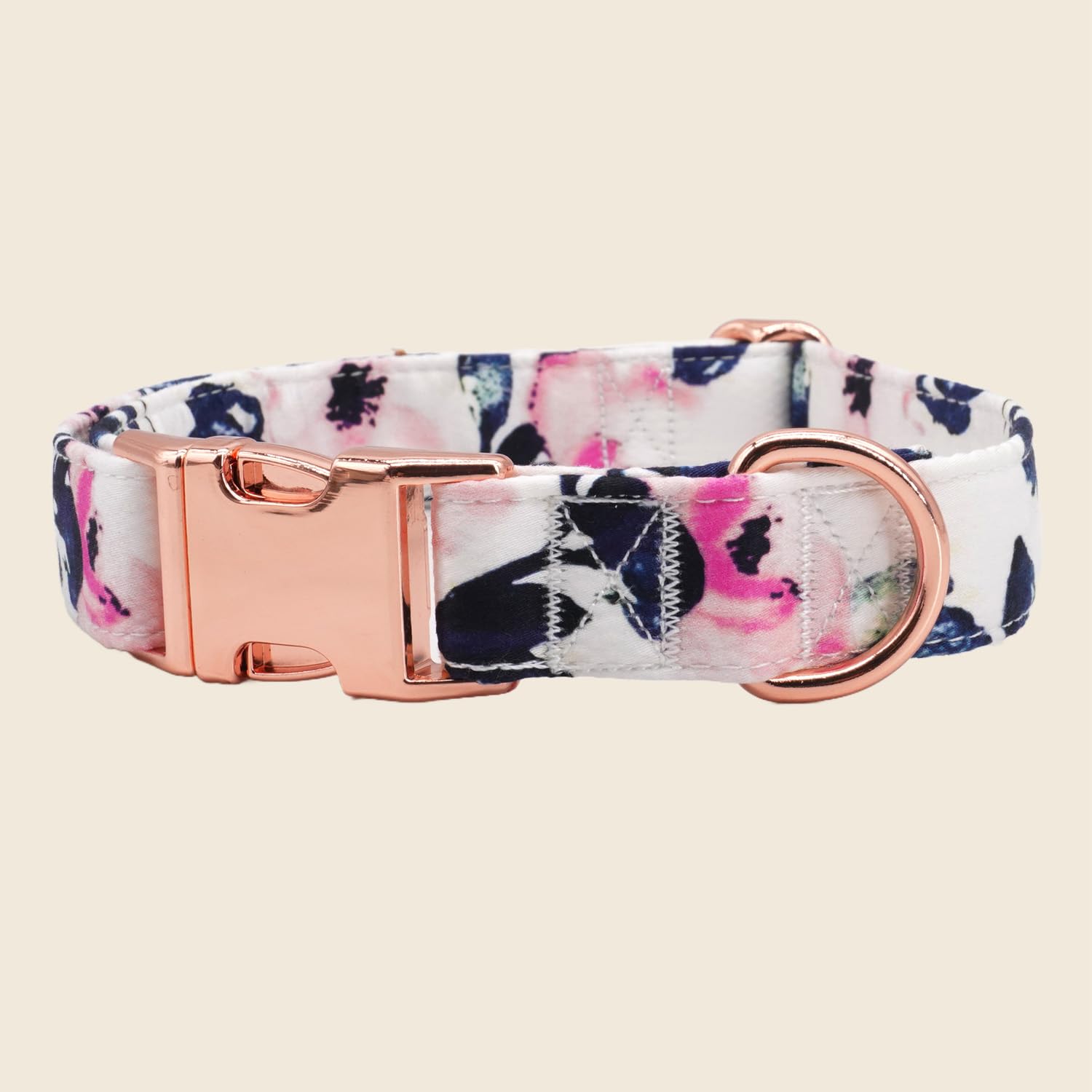 Amazon | Free Sunday Girl 犬用首輪 花柄 犬用首輪 ピンクの犬の首輪