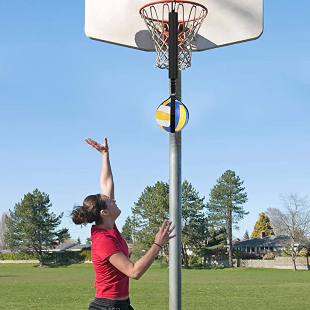Pallavolo Spike Trainer, sistema di allenamento con punte da pallavolo per canestro, allenamento migliora il servizio, migliora il servizio, il salto, la meccanica di oscillazione del braccio