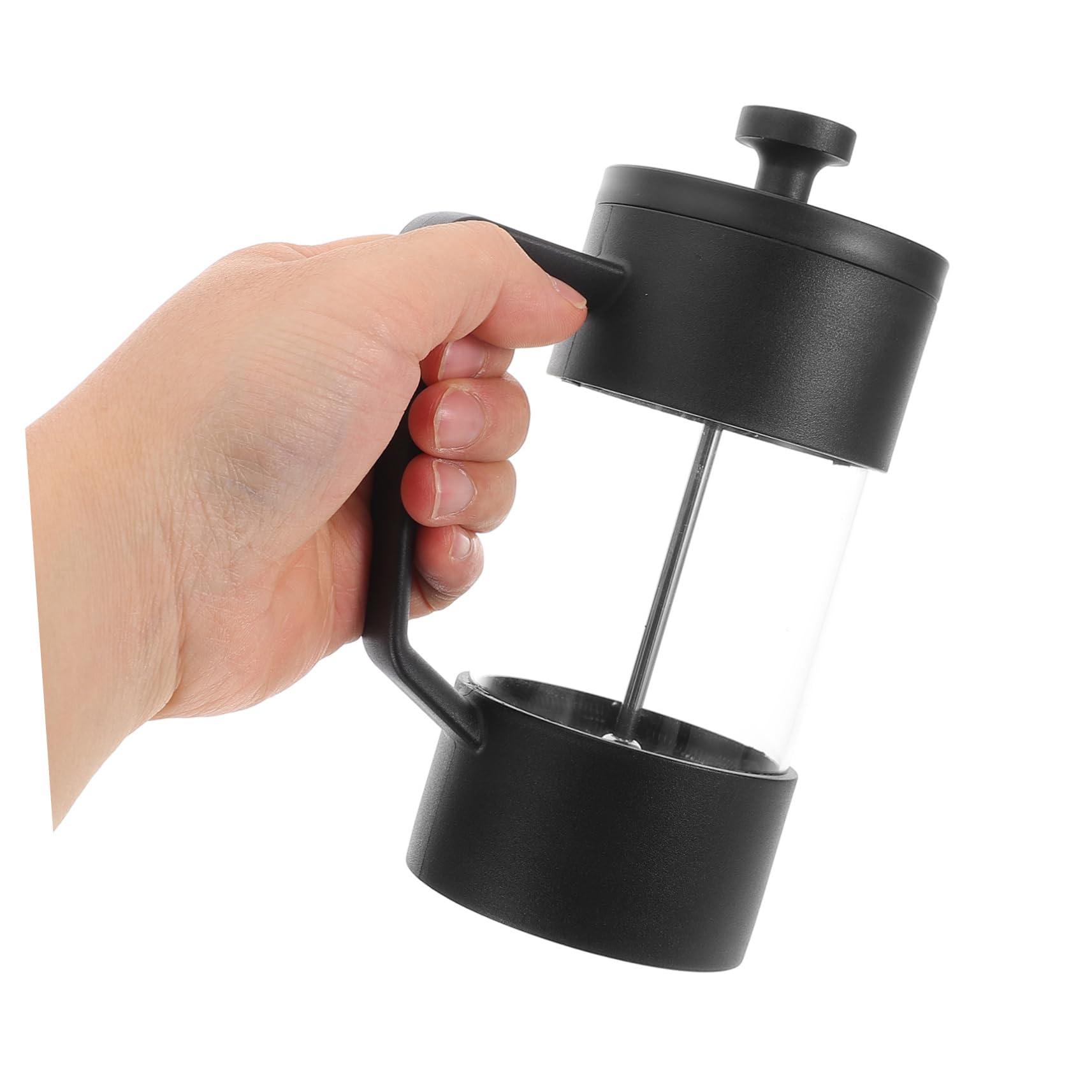 Cafetera de Vidrio Borosilicato Filtro Prensa Francesa para Café Frío para Casa y Camping Elegante y Funcional