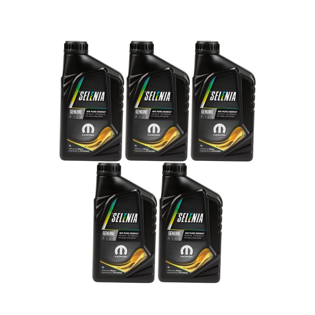 KIT TAGLIANDO COMPLETO OLIO SELENIA 5W30 5LT COMPATIBILE CON FIAT 500L 1.6 MULTIJET 120CV EURO6