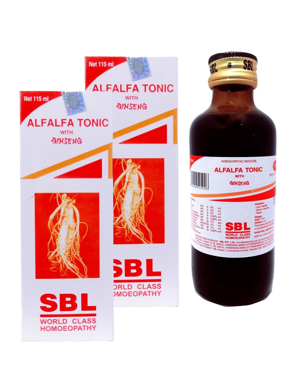 SBL Alfalfa Tonic with Ginsengis a homoeopathic (115ML) (2)